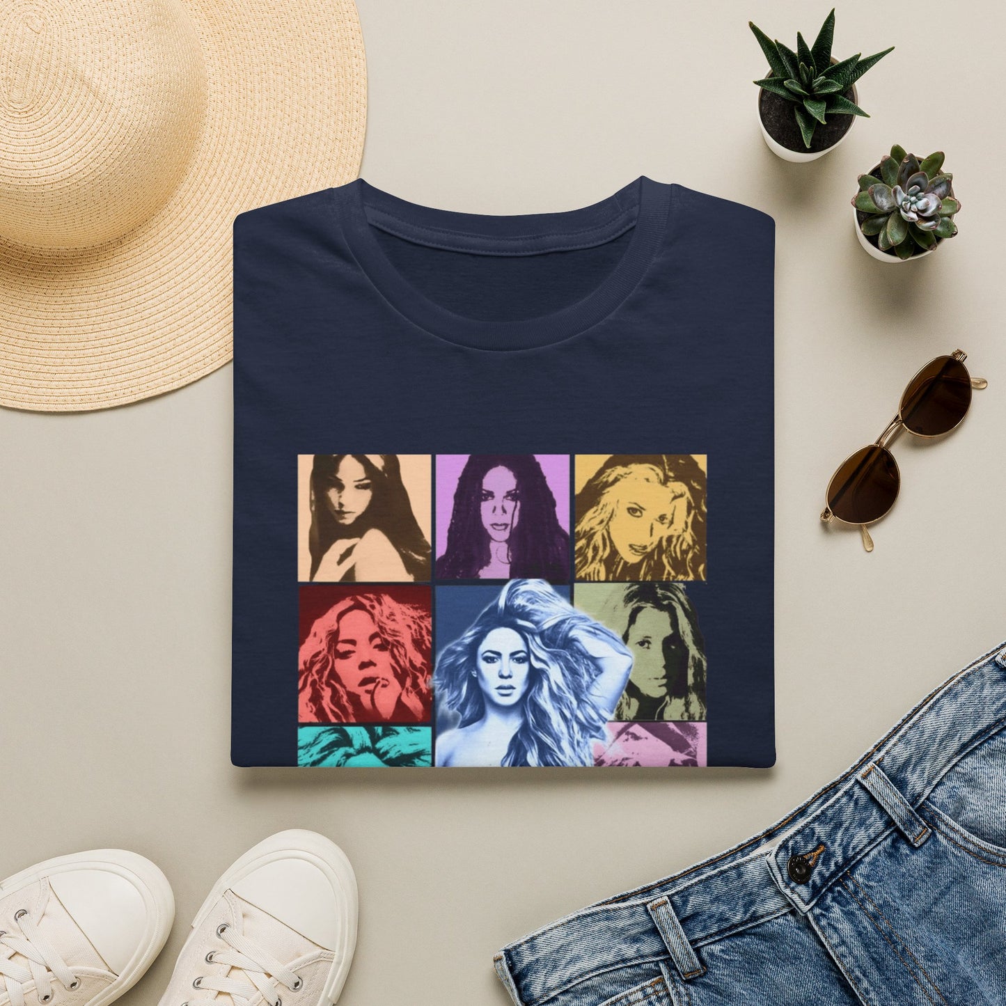 Pop Art Goddess T-Shirt — Colorful Shakta Portrait Tee