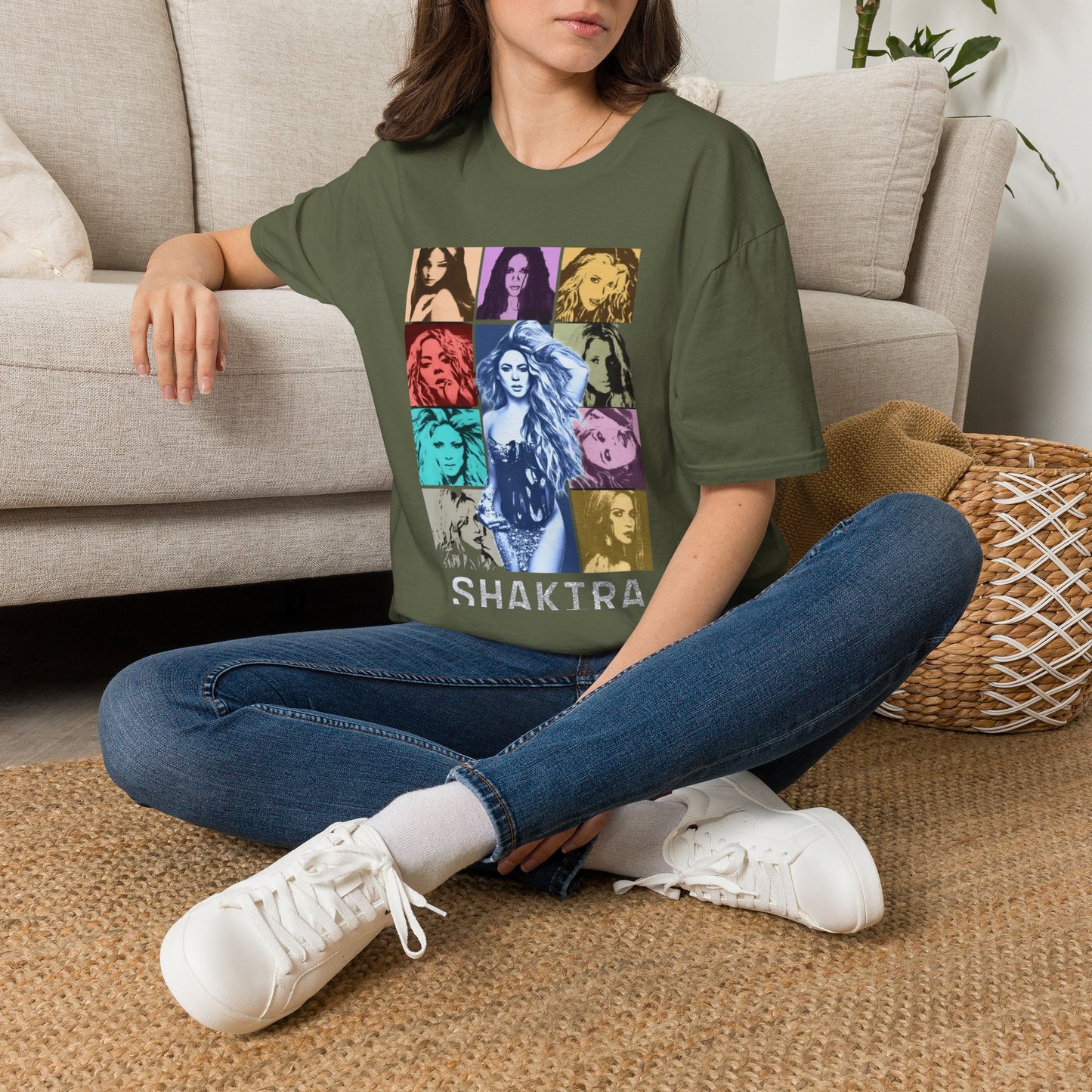 Pop Art Goddess T-Shirt — Colorful Shakta Portrait Tee