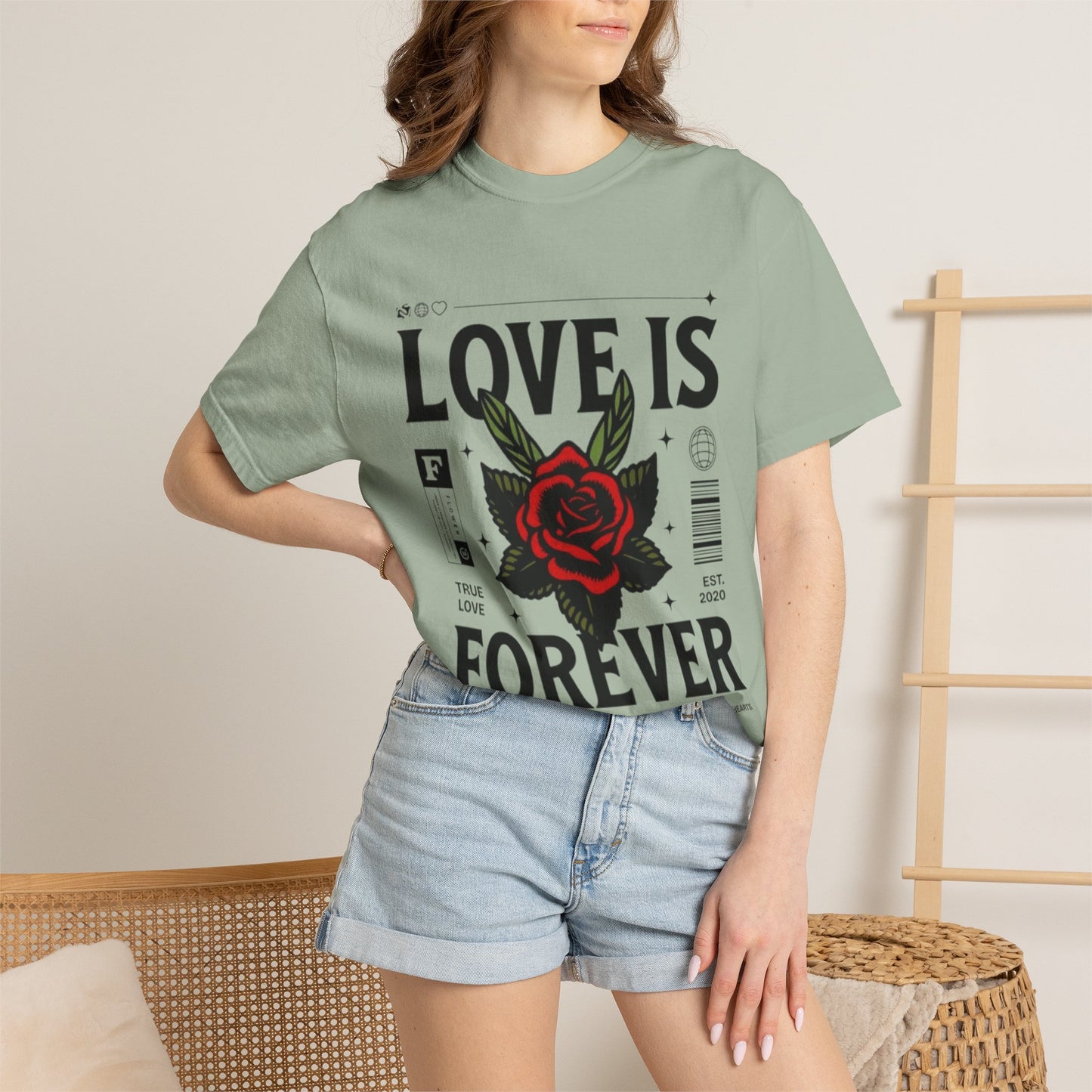Love Is Forever Rose T-Shirt