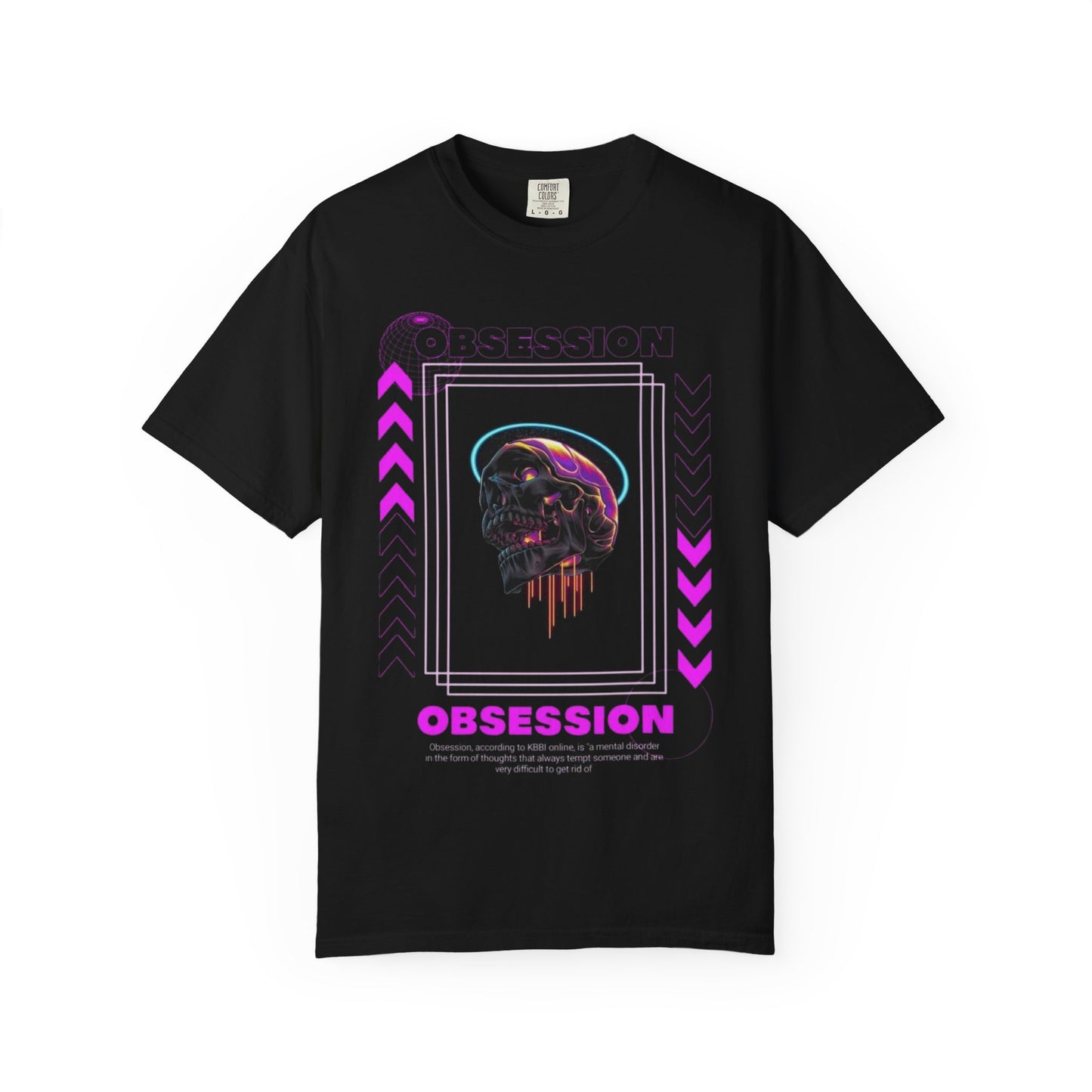 Obsession Neon Skull T-Shirt