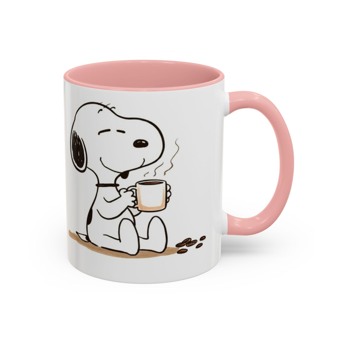 Snoopy Coffee Mug – Cute Peanuts Character Accent Ceramic Mug (11/15 oz)