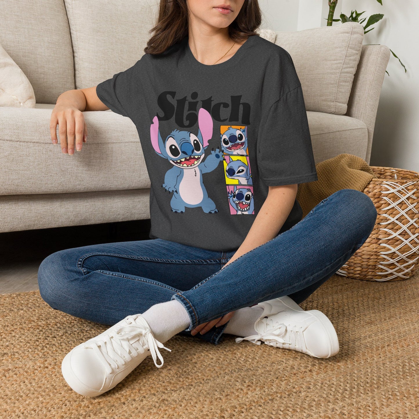Stitch Cartoon T-Shirt — Cute Lilo & Stitch Graphic Tee