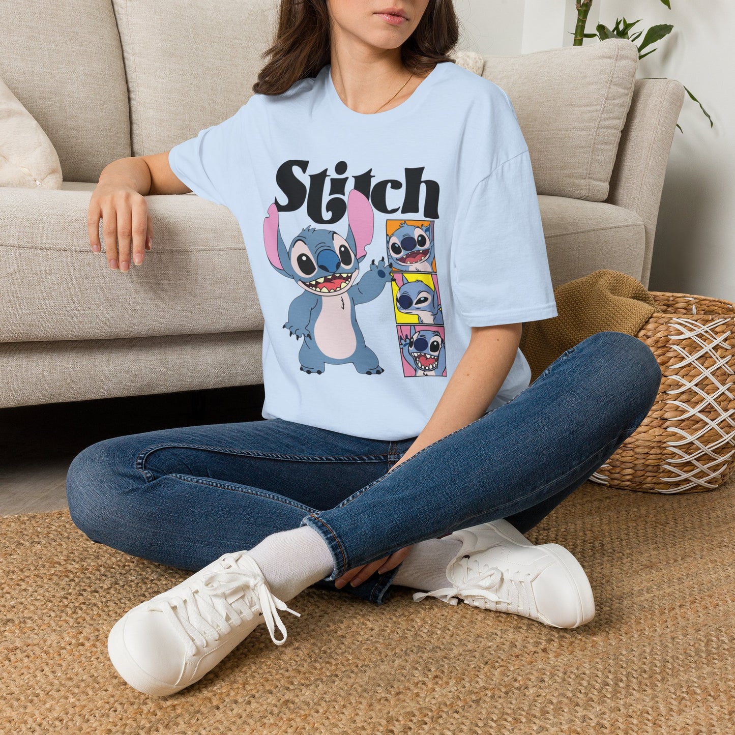 Stitch Cartoon T-Shirt — Cute Lilo & Stitch Graphic Tee