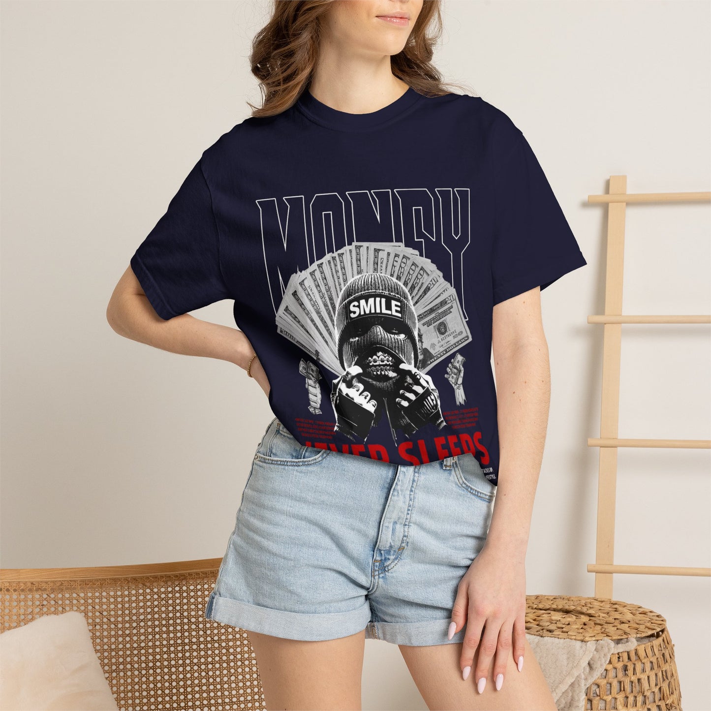 Money Never Sleeps T-Shirt — Streetwear Graphic Tee