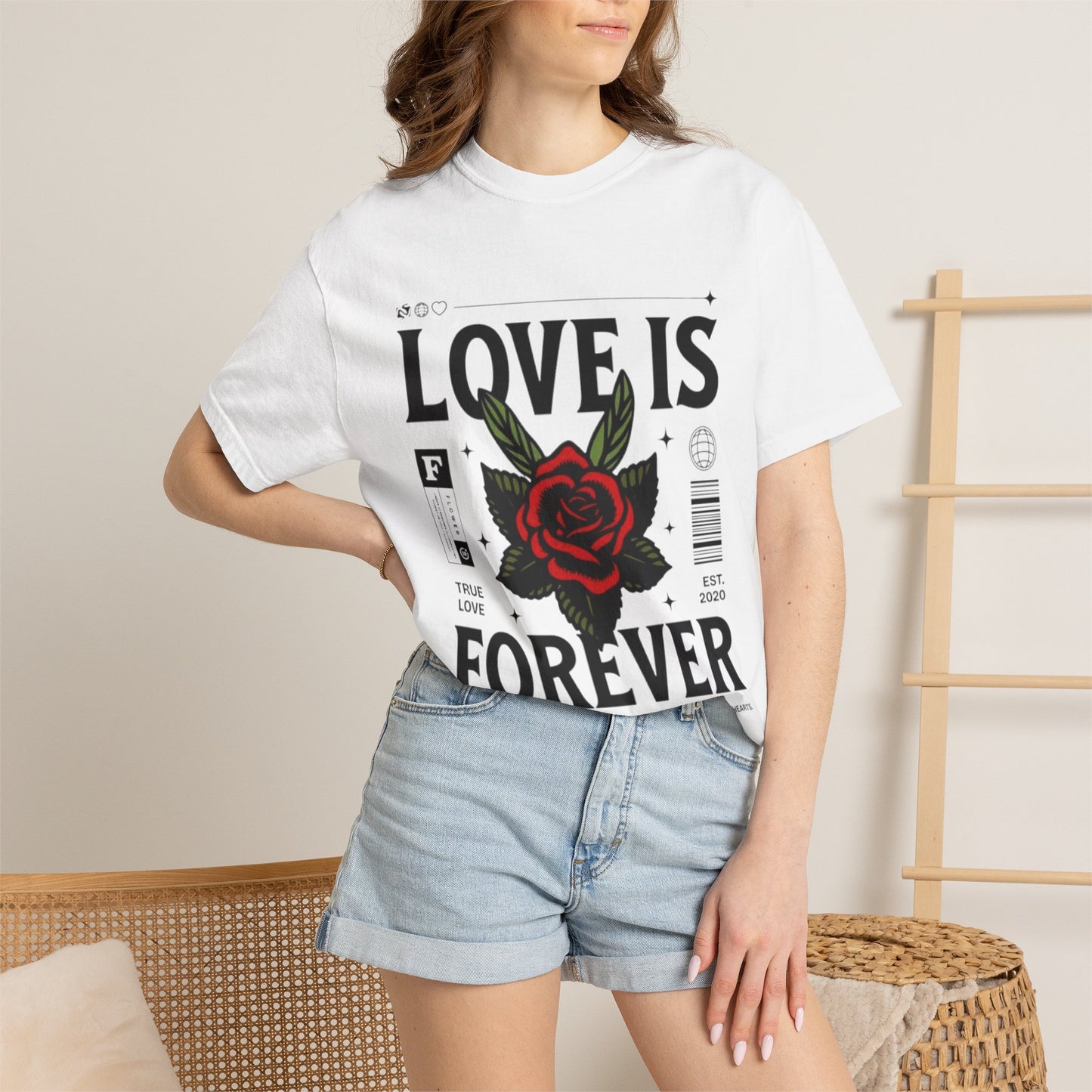 Love Is Forever Rose T-Shirt
