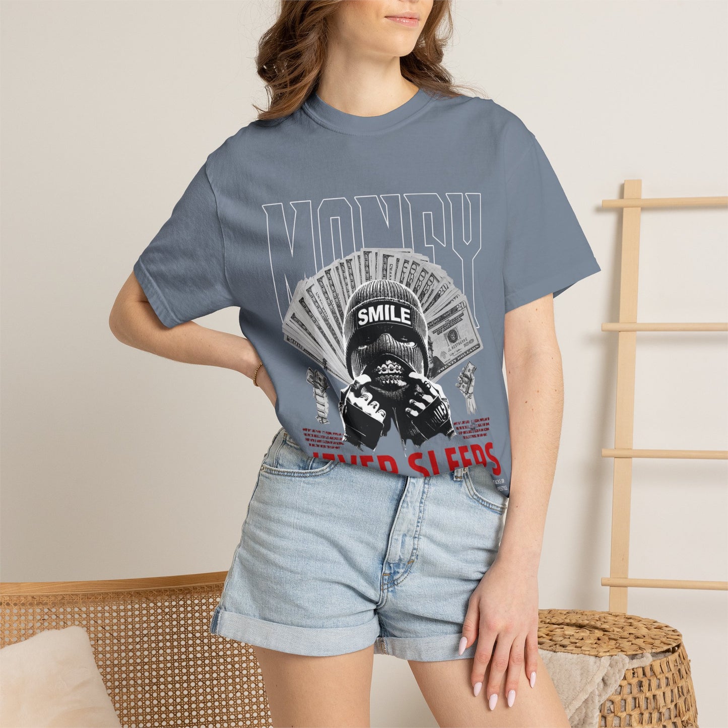 Money Never Sleeps T-Shirt — Streetwear Graphic Tee