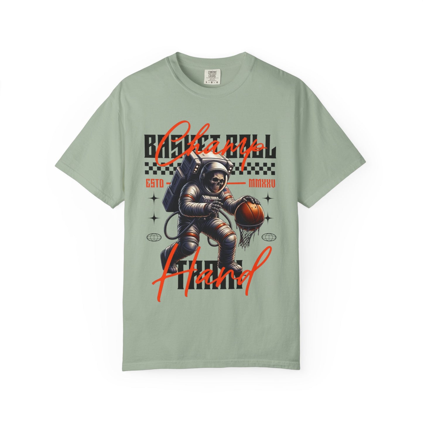 Astronaut Basketball T-Shirt — Vintage Space Hoops Graphic Tee