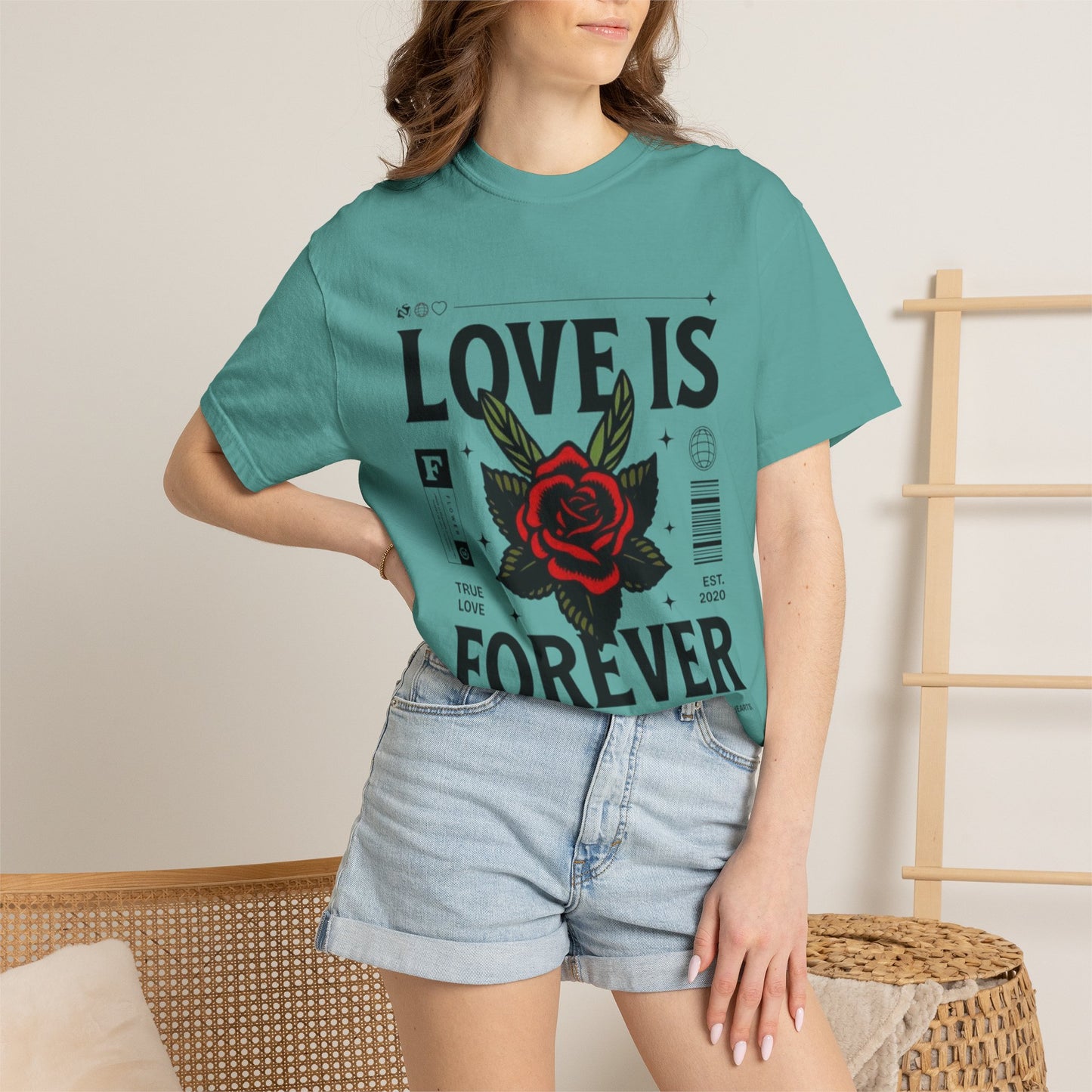 Love Is Forever Rose T-Shirt